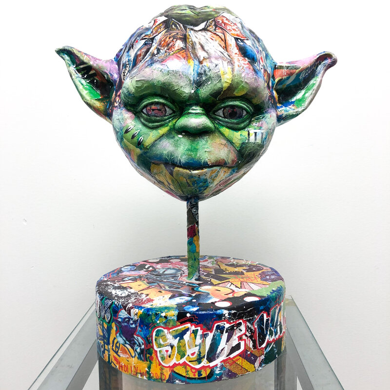 Bao, ‘Yoda-leon Bonaparte’, 2021, Sculpture, Concrete and mixed media, Thompson Landry Gallery