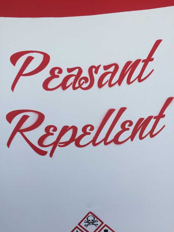 Artlord, ‘Peasant Repellent’, 2021, Painting, Acrylic, Aerosol, Diamond Dust on Canvas, Ethos Contemporary Art