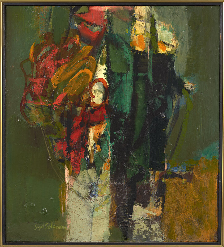 Syd Solomon, ‘Seabloom’, 1961, Painting, Oil on canvas mounted to wood panel, Berry Campbell Gallery