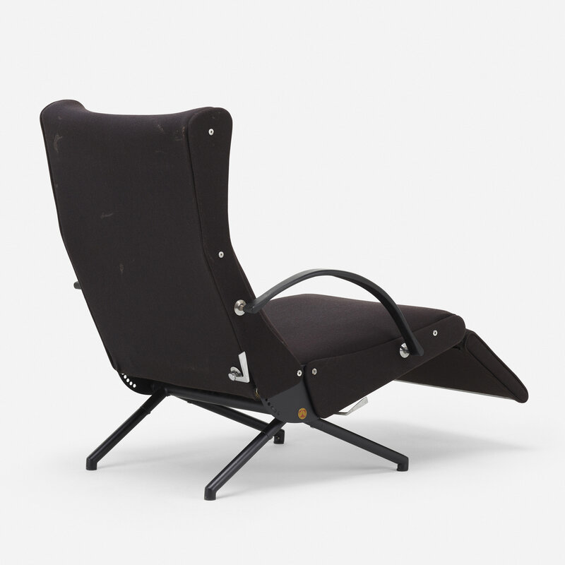 Osvaldo Borsani, ‘P40 lounge chair’, 1955, Design/Decorative Art, Upholstery, enameled steel, rubber, nickel-plated brass, Rago/Wright/LAMA/Toomey & Co.