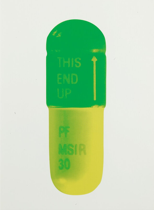 Damien Hirst, ‘The Cure - Mint Blue/Apple Green/Lemon Yellow’, 2014, Print, Screenprint in colors on Somerset Tub Sized 410gsm paper, West Chelsea Contemporary