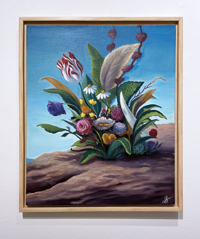 Fabricio Suarez, ‘The Miracle’, 2021, Painting, Oil on linen, custom float frame, Deep Space Gallery