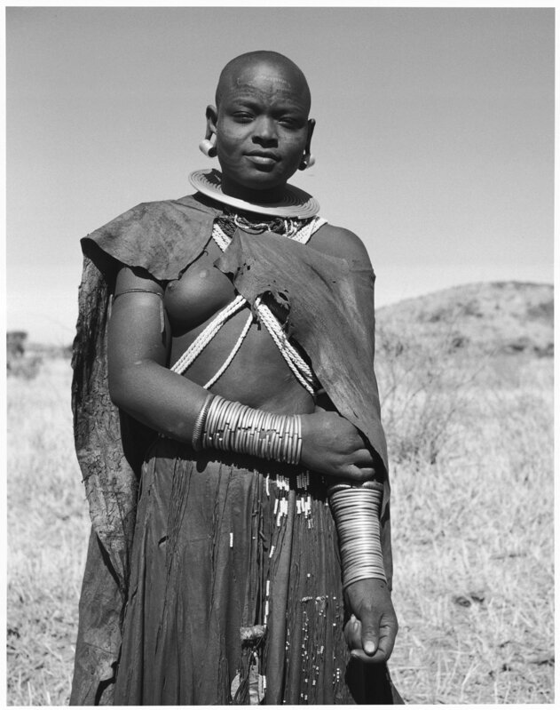 Hector Acebes, ‘Maasai Woman, Tanzania’, 1953, Photography, Gelatin silver print, G. Gibson Gallery