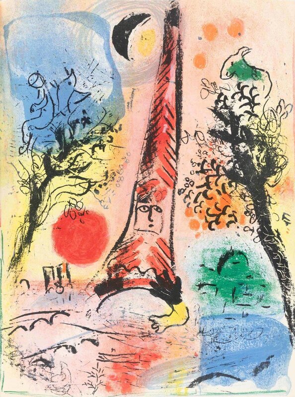 Marc Chagall, ‘CHAGALL LITHOGRAPHE I-III (M. 281-292; 391-399; 401-402; 577-578; C. BOOKS 43; 56; 77)’, 1960-1969, Print, Three volumes with 25 of 26 lithographs, Doyle