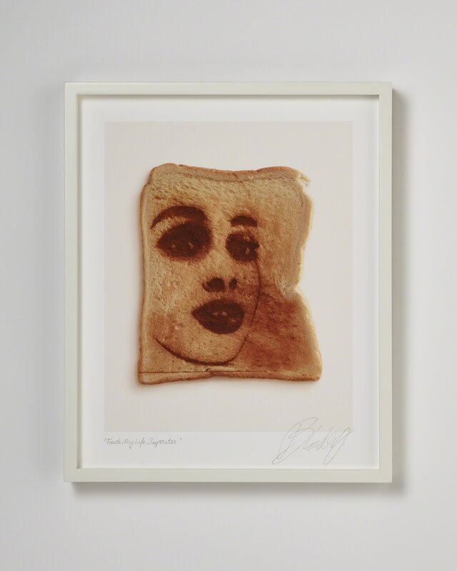 Blondey, ‘ARIANA 'Fuck My Life, Superstar'’, 2019, Print, Print from series ‘Epiphanies’ on Permajet Portrait White paper in wooden frame, Ronchini Gallery 