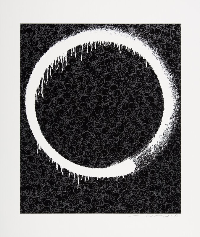 Takashi Murakami, ‘Enso: Facing the Pitch Black Void and Enso: A World Filled with Light’, 2018, Print, Offset lithographs in colors on wove paper, Heritage Auctions