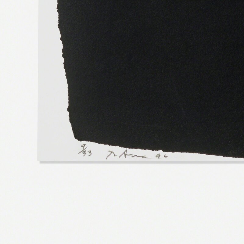 Richard Serra, ‘Finkl Forge II’, 1996, Print, Etching on Lanaquarelle watercolor paper, Rago/Wright/LAMA/Toomey & Co.