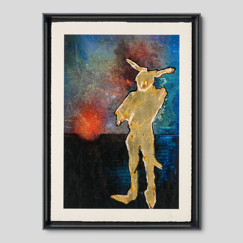 Johnny Depp, ‘The Bunnyman Genesis – Framed Set of Four’, 2023, Painting, A hand-signed limited edition framed artwork set by Johnny Depp., Castle Fine Art