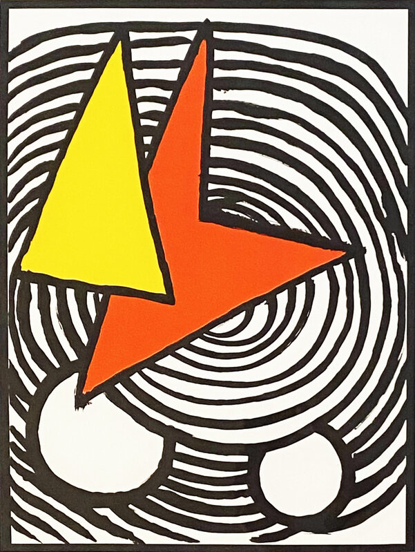 Alexander Calder, ‘ Derriere le Miroir #201’, 1965, Print, Lithograph, Georgetown Frame Shoppe