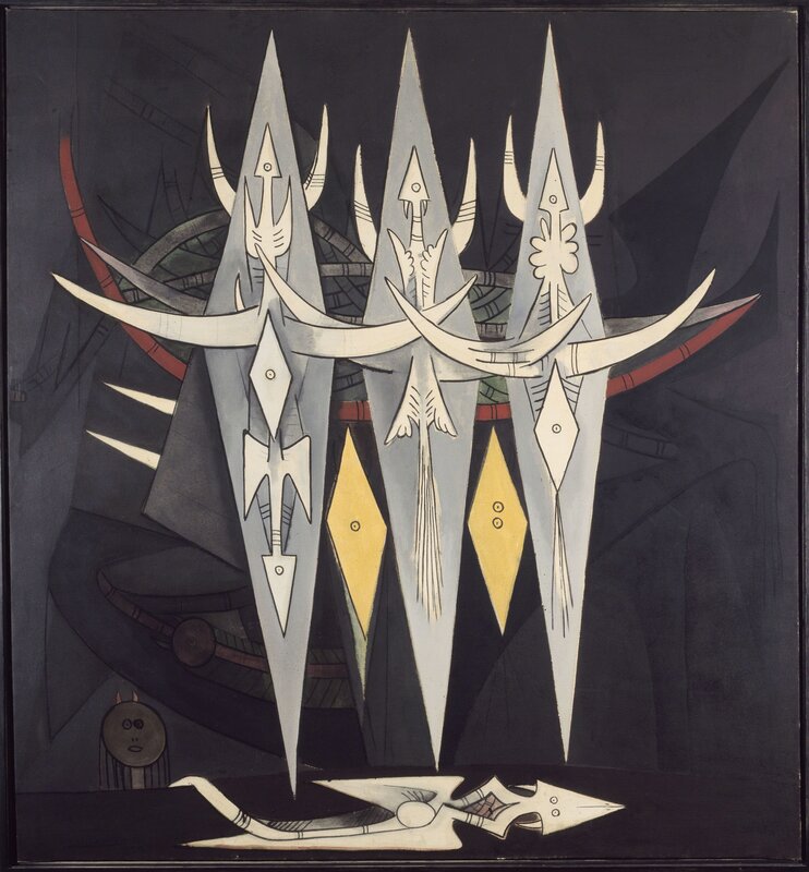 Wifredo Lam, ‘Umbral’, 1950, Painting, Oil on canvas, Centre Pompidou
