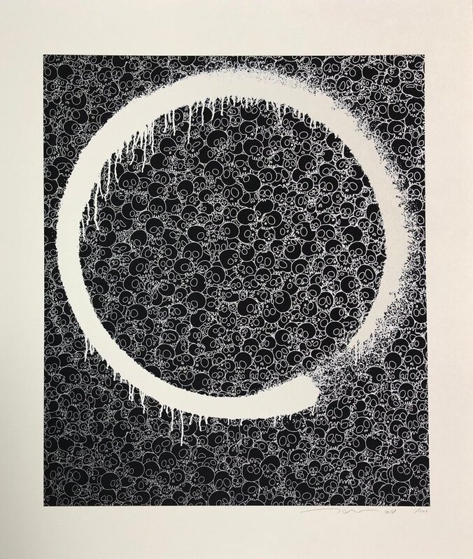 Takashi Murakami, ‘Enso; Facing The Pitch Black Void’, 2018, Print, Screenprint, Lougher Contemporary