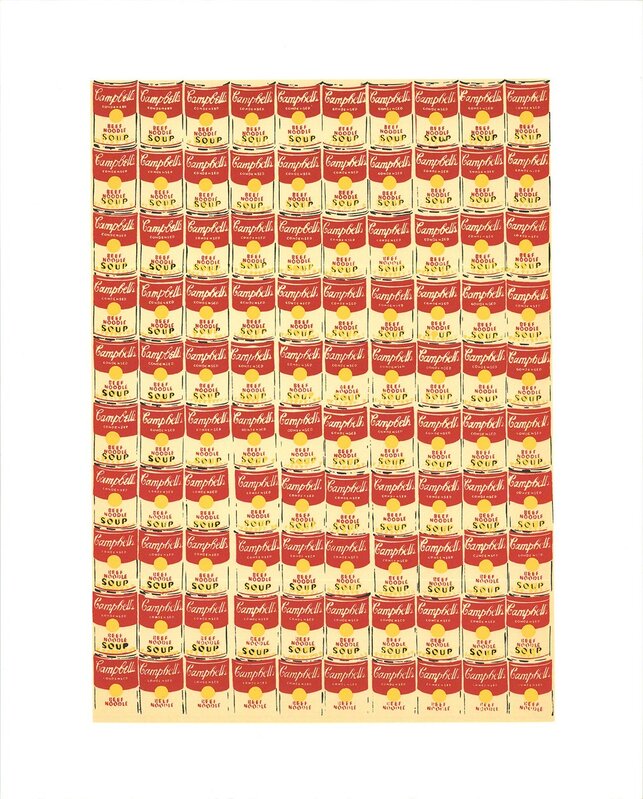 Andy Warhol, ‘100 Cans’, 1991, Reproduction, Silkscreen, ArtWise