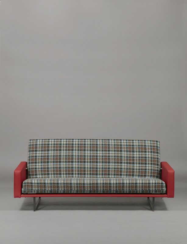 René-Jean Caillette, ‘Sofa Carélie’, 1960, Design/Decorative Art, Lacquered metal, chromed metal, foam, fabric and vinyl, Galerie Pascal Cuisinier