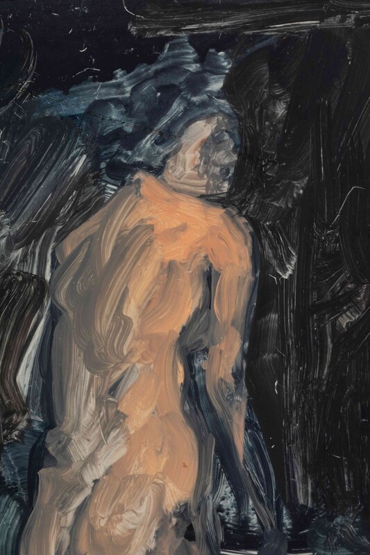 Eric Fischl, ‘Untitled’, 1988, Painting, Oil on coated paper, Freeman's | Hindman