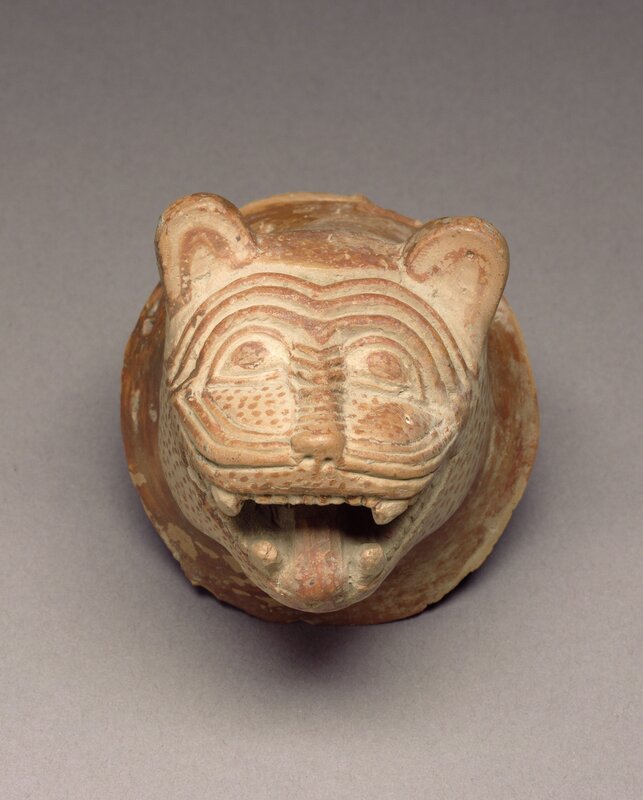 ‘Lion Protome’,  about 650 B.C., Terracotta, J. Paul Getty Museum