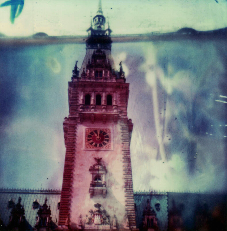 Carmen de Vos, ‘Hamburg-Rathaus #01 - from the series US Road trip Diary ’, 2007, Photography, Archival pigment print on canvas, photo based on an expired Polaroid, Instantdreams