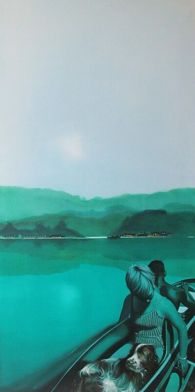 Mike Francis, ‘The Last Ferry’, Painting, Acrylic on canvas, Plus One Gallery
