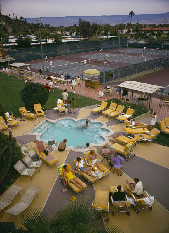 Slim Aarons, ‘Relaxing At The Club’, ca. 1970, Photography, C print, IFAC Arts