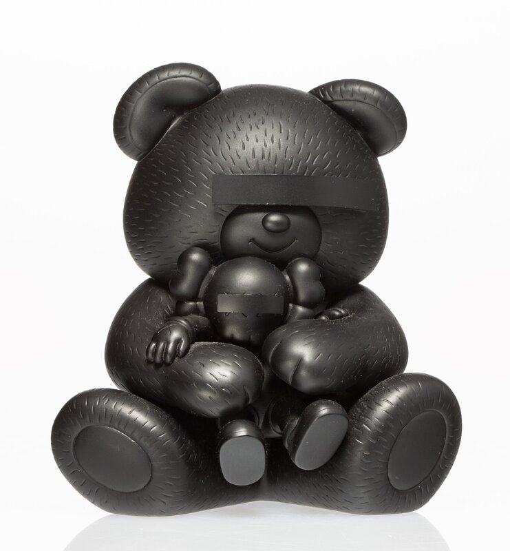 KAWS, ‘Undercover Bear Companion (Black)’, 2009, Sculpture, Cast vinyl, Heritage Auctions