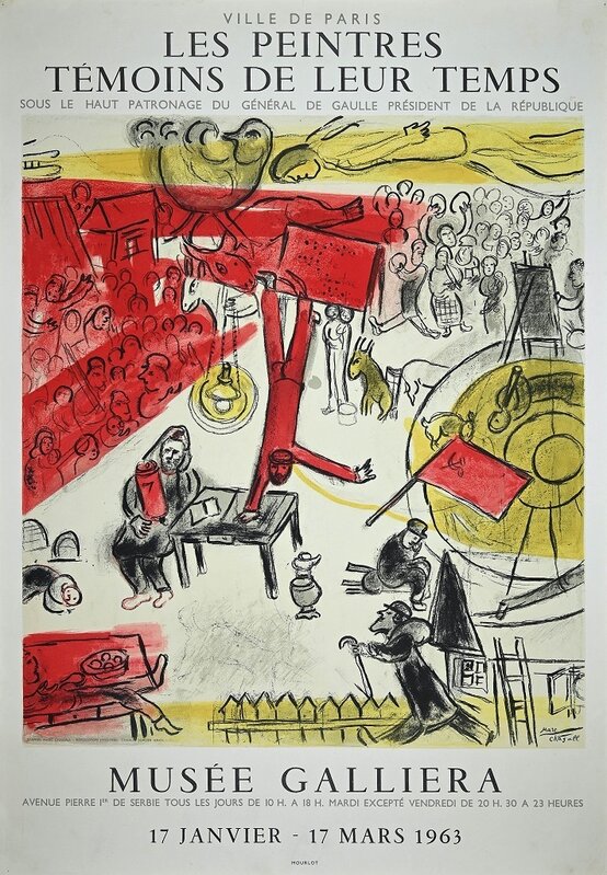 Marc Chagall, ‘Les peintres Témoins de leur Temps’, 1963, Print, Offset and lithograph on paper., Wallector
