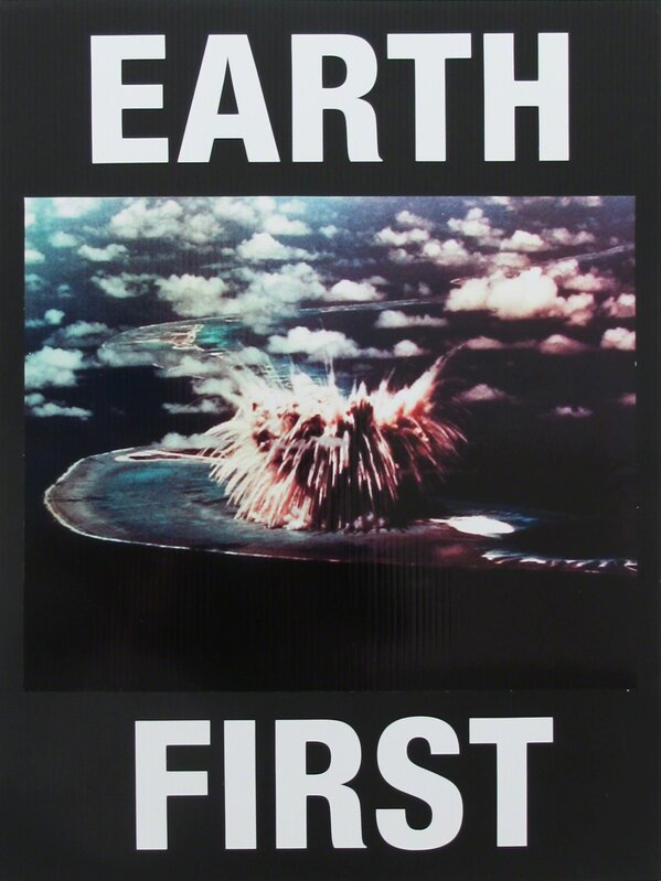 Cali Thornhill Dewitt, ‘Earth First’, 2016, Mixed Media, Vinyl on corrugated plastic, V1 Gallery
