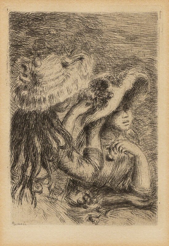 Pierre-Auguste Renoir, ‘Le Chapeau Épinglé’, c. 1894, Print, Etching and Drypoint, Freeman's | Hindman
