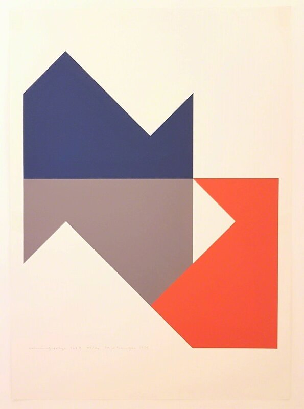 Heijo Hangen, ‘Routing Sequence 102 B ’, 1975, Print, Color Silkscreen, Cerbera Gallery