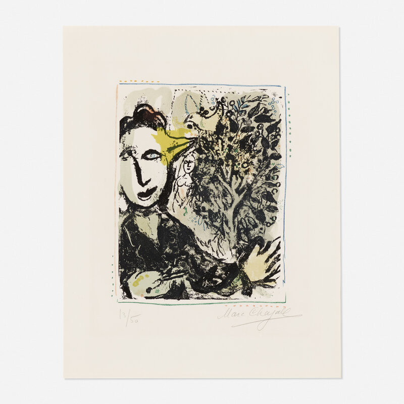 Marc Chagall, ‘L'Oiseau-Peintre’, 1967, Print, Lithograph in colors on Arches, Rago/Wright/LAMA