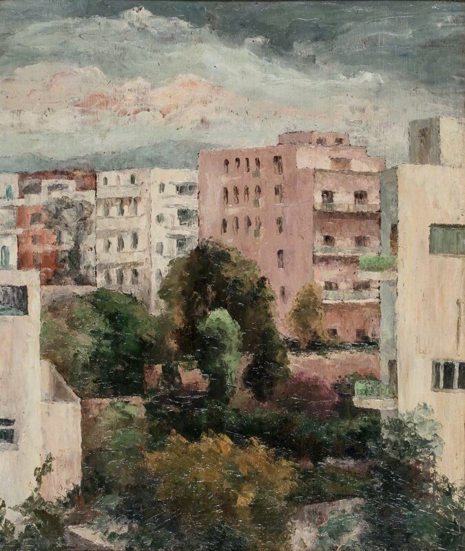 Cesarina Gualino, ‘Parioli's house’, 1937, Painting, Oil on board, Finarte