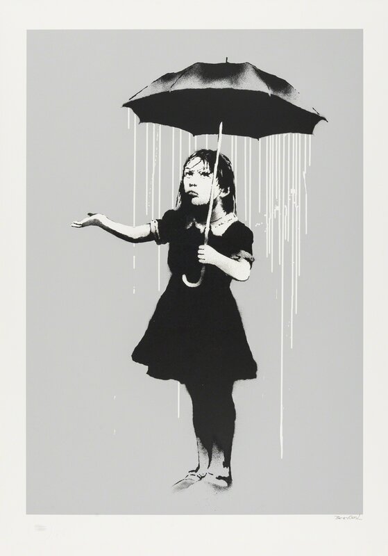 Banksy, ‘Nola (White Rain)’, 2008, Print, Screenprint in colours, Forum Auctions