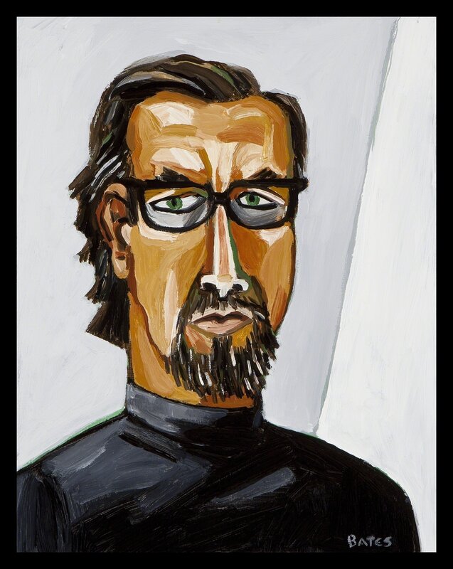 David Bates (b. 1952), ‘Self Portrait, Winter’, 2009, Painting, Oil on canvas, Nasher Sculpture Center