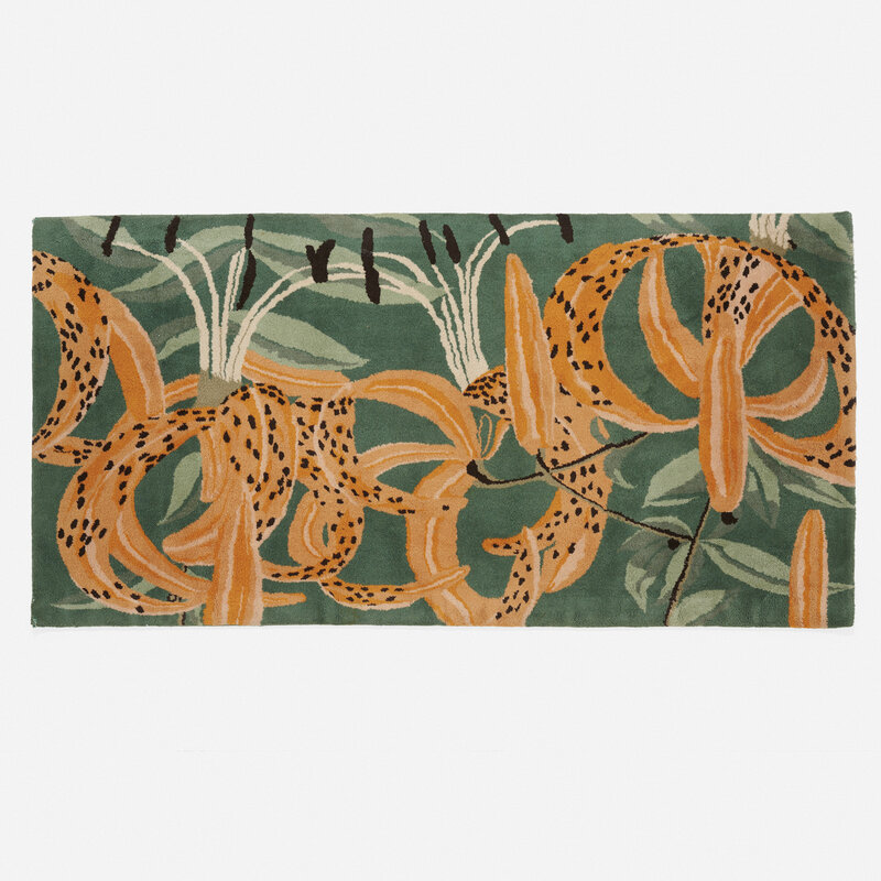 Alex Katz, ‘Superb Lilies’, c. 1987, Textile Arts, Hand-knotted wool, Rago/Wright/LAMA