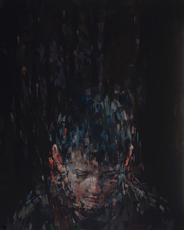 Kai Samuels-Davis, ‘The Wait’, 2015, Painting, Oil on panel, Dolby Chadwick Gallery