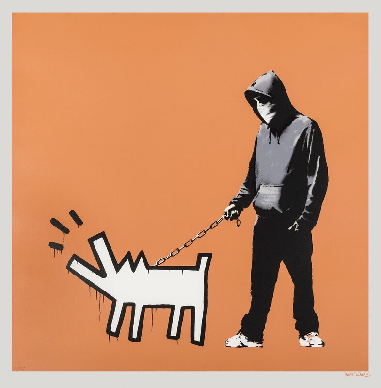 Banksy, ‘Choose your weapon (Dark Orange)’, 2010, Print, Screenprint in colours, on wove paper, Forum Auctions