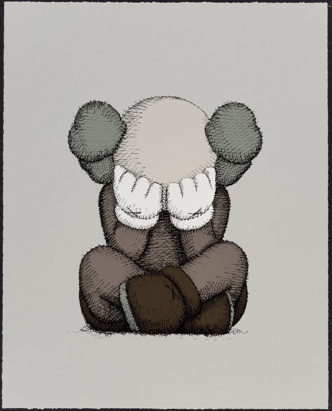 KAWS, ‘Separated’, 2020, Print, Screenprint in colors on Stonehenge Steel Grey paper, Heritage Auctions
