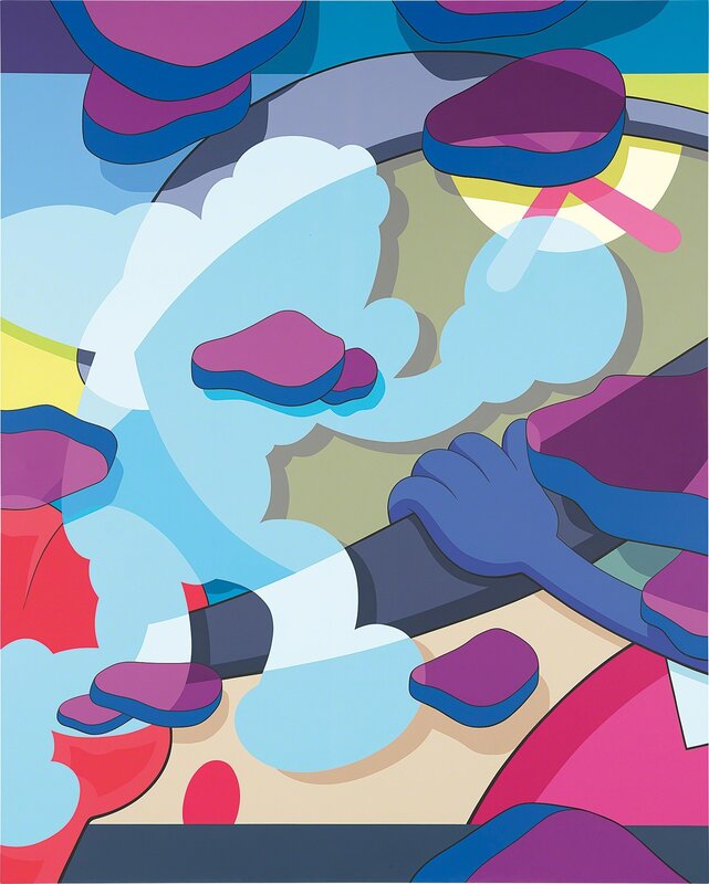KAWS, ‘HALF FULL’, 2012, Painting, Acrylic on canvas, Phillips