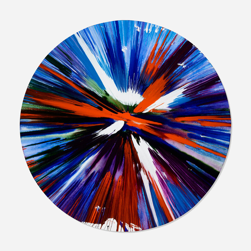 Damien Hirst, ‘Circle Spin Painting’, 2009, Painting, Acrylic on paper, Rosenbaum Contemporary