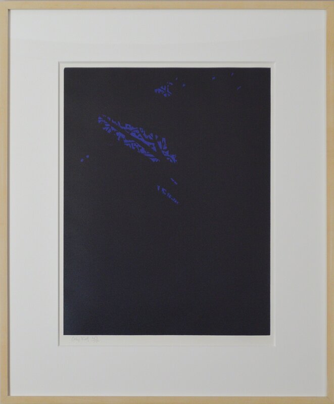 Alex Katz, ‘Triptych: Northern Landscape (Fog, Bright Light, Night)’, 1992, Print, Woodcut in four colors, Heather James Fine Art Gallery Auction