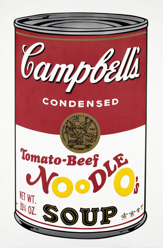 Andy Warhol, ‘Tomato-Beef Noodle O's, from Campbell's Soup II (F. & S. 61)’, 1969, Print, Screenprint in colours, on wove paper, with full margins., Phillips