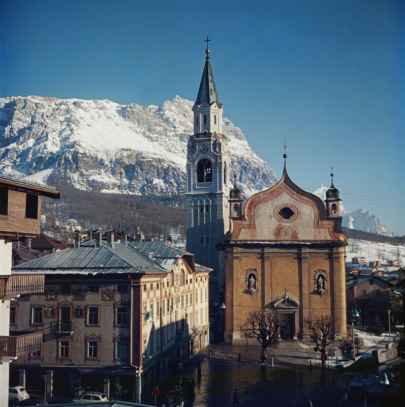 Slim Aarons, ‘Cortina d'Ampezzo’, 1962, Photography, C print, IFAC Arts