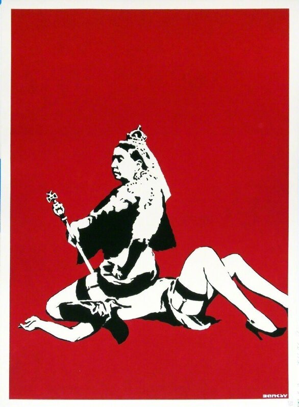Banksy, ‘Queen Victoria ’, 2003, Print, Screenprint on wove paper, numbered on verso, Pop Fine Art