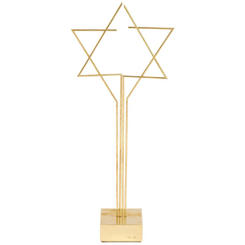 Yaacov Agam, ‘Star of David’, Design/Decorative Art, 18kt gold, Doyle