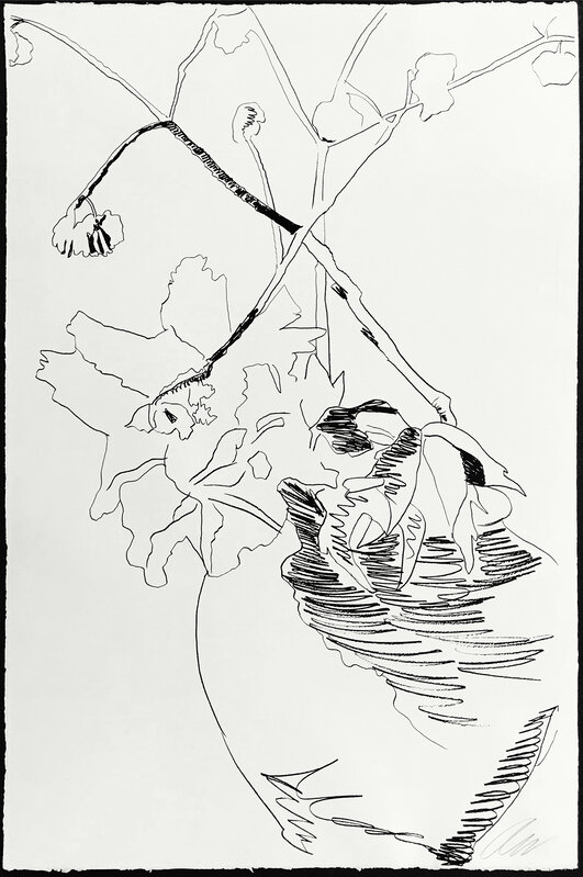 Andy Warhol, ‘FLOWERS FS II.109 (BLACK AND WHITE’, 1974, Print, SCREENPRINT, Gallery Art