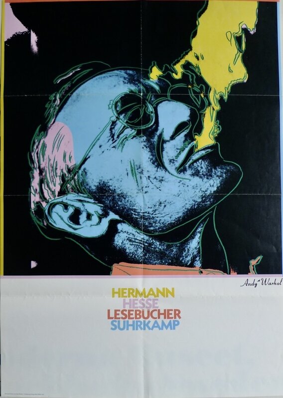 Andy Warhol, ‘Hermann Hesse’, 1986, Ephemera or Merchandise, Color offset lithograph on paper, Bengtsson Fine Art