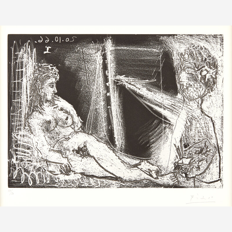 Pablo Picasso, ‘Peintre et son Modèle’, 1966, Print, Aquatint on BFK Rives, Freeman's