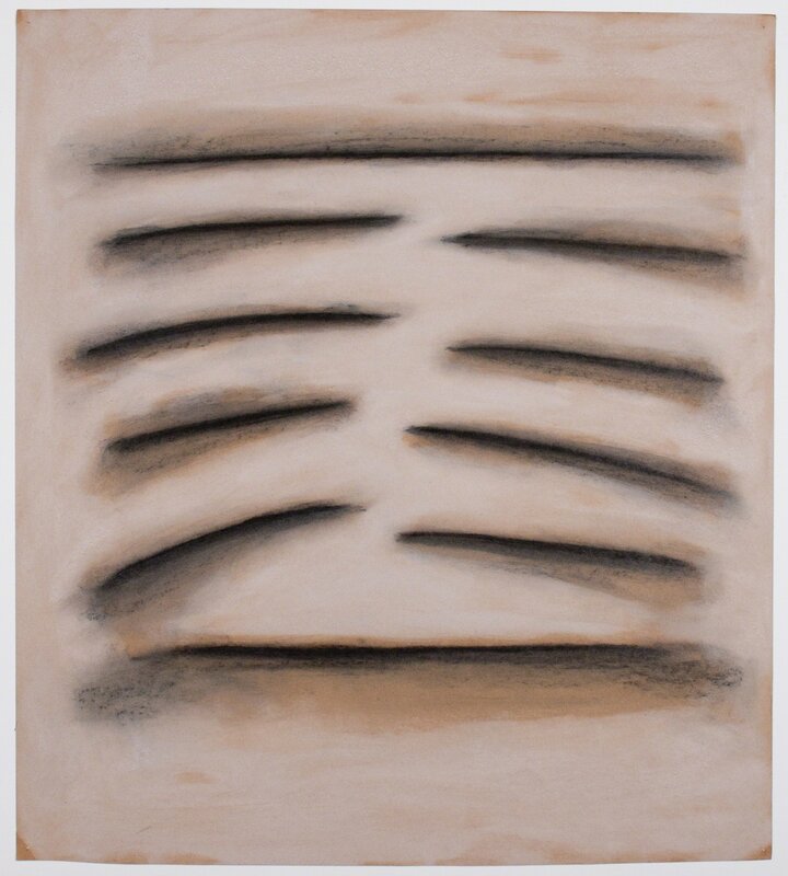 Bill Walton, ‘Brown Paper Drawings (#1 2nd floor back)’, n.d., Drawing, Collage or other Work on Paper, Pastel and charcoal on brown paper, Fleisher/Ollman
