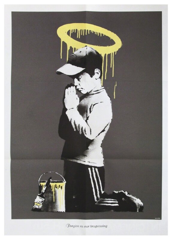 Banksy, ‘Forgive Us Our Trespassing’, 2010, Print, Offset lithograph, EHC Fine Art Gallery Auction