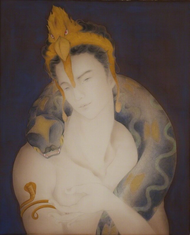 王怡然Wang Yi-Jan, ‘染無垢’, 2010, Painting, Glue color painting, Asia University Museum of Modern Art
