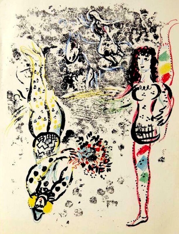 Marc Chagall, ‘Le Jeu des Acrobates Portfolio: Lithographs Book II’, 1963, Print, Lithograph, Fine Art Acquisitions Dali 