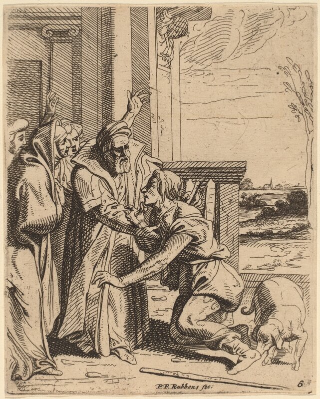 Theodoor van Thulden after Sir Peter Paul Rubens, ‘The Prodigal Son Received by His Father’, Print, Etching, National Gallery of Art, Washington, D.C.